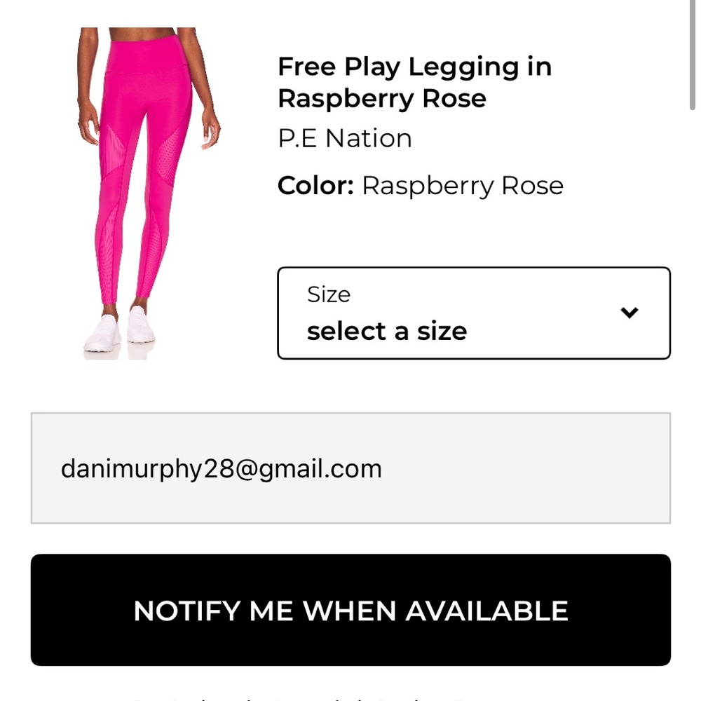 P.E Nation Bright Pink Leggings